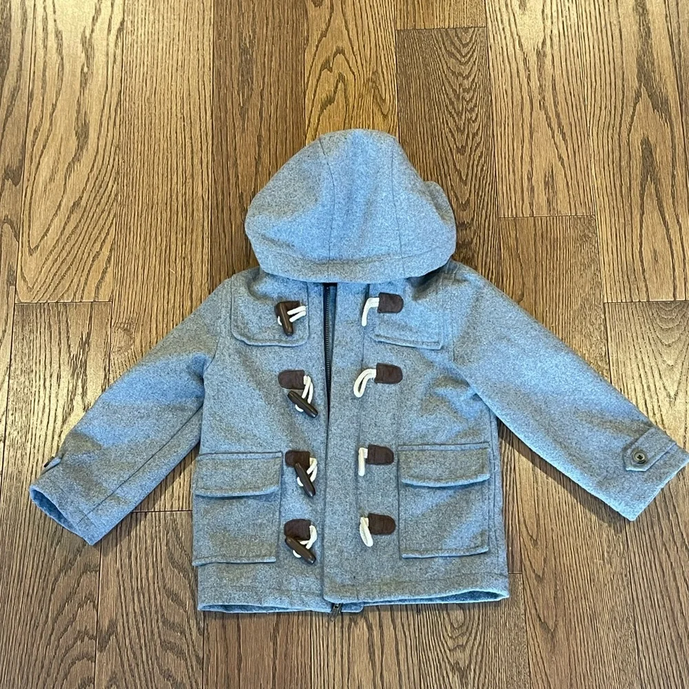 Janie and Jack Wool Toggle Coat- Size 3/4 - Picture 11 of 12